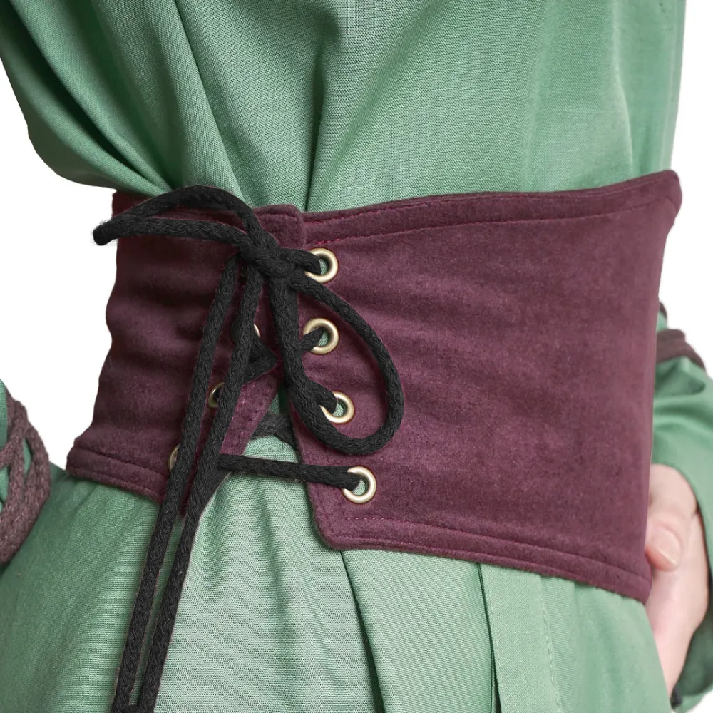 Women's slim corset - burgundy
