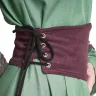 Women's slim corset - burgundy