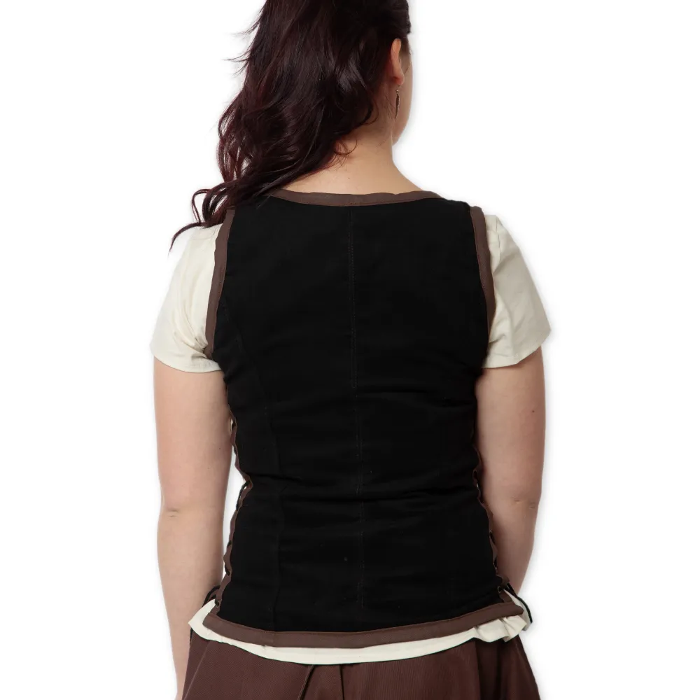 Women's bodice - black