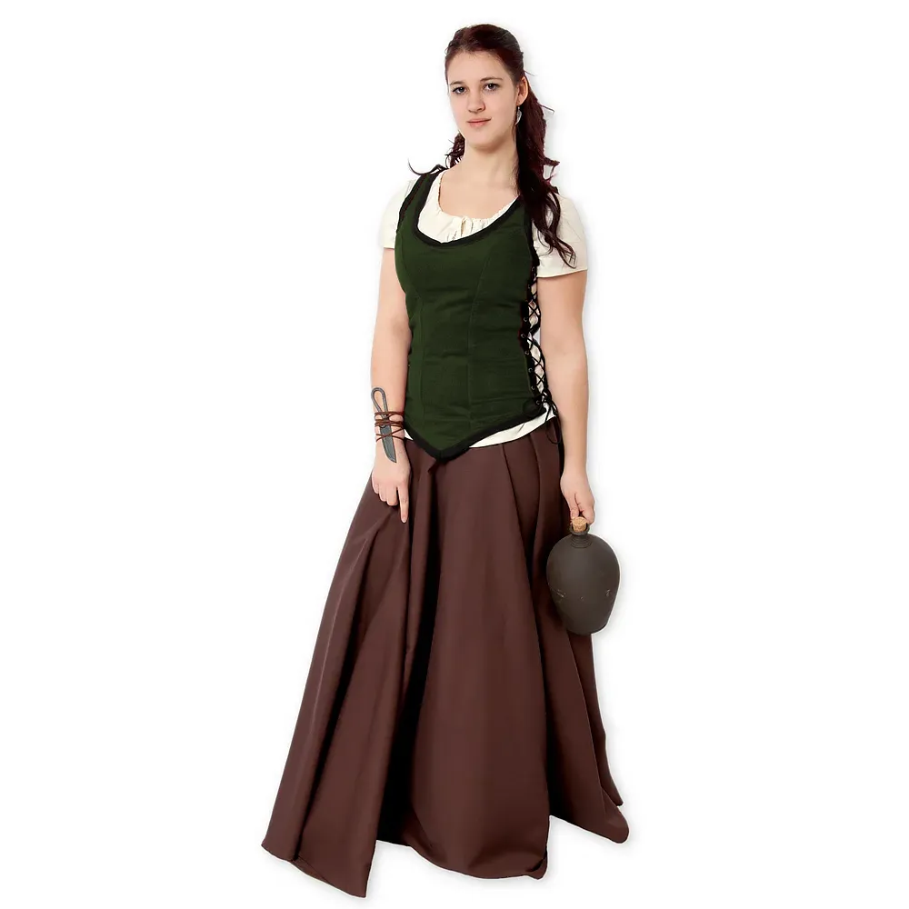 Women's bodice - green