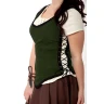 Women's bodice - green