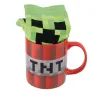 Minecraft Geschenkset - TNT Tasse und Creeper Socken