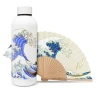 The Great Wave off Kanagawa Gift Set - Thermos and Fan