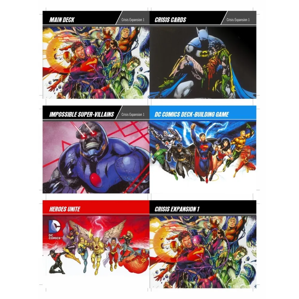 DC Comics Deck-Building Game: Crisis Expansion (Pack 1)