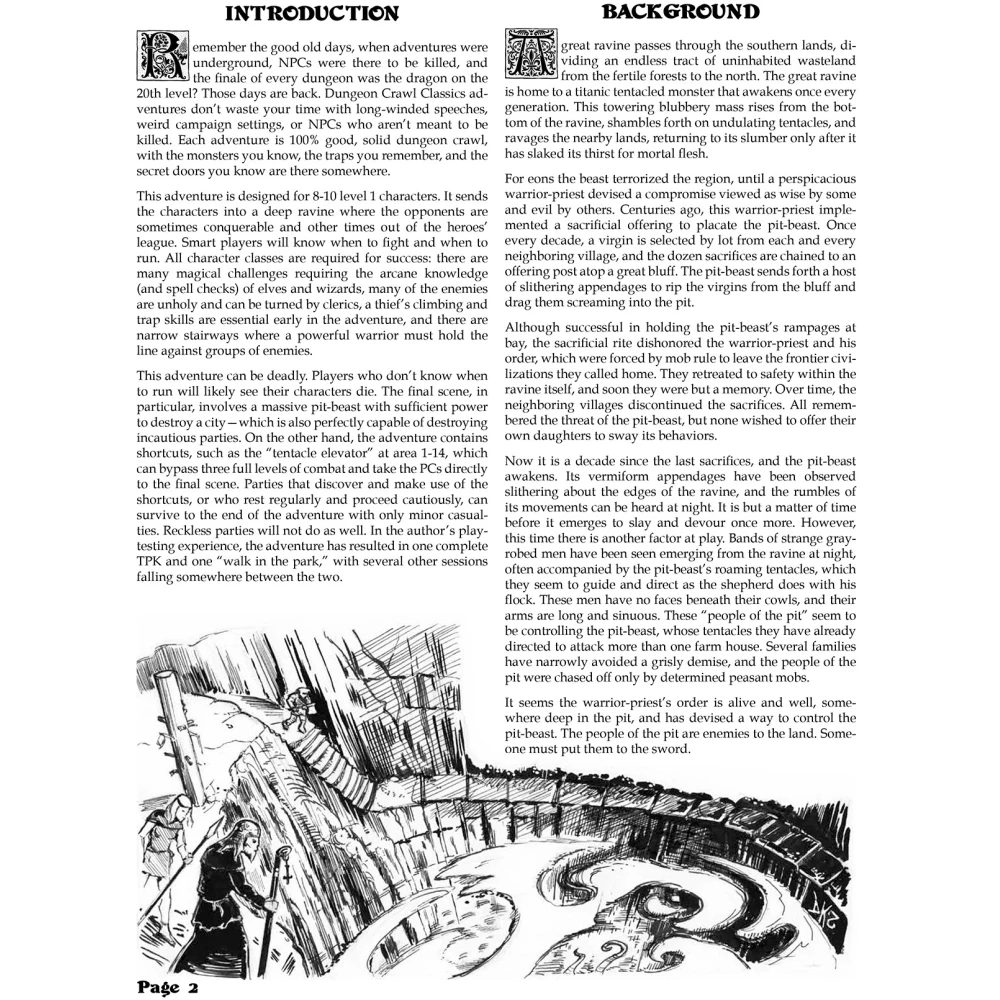 DCC: People of the Pit (Lvl 1 Adventure)