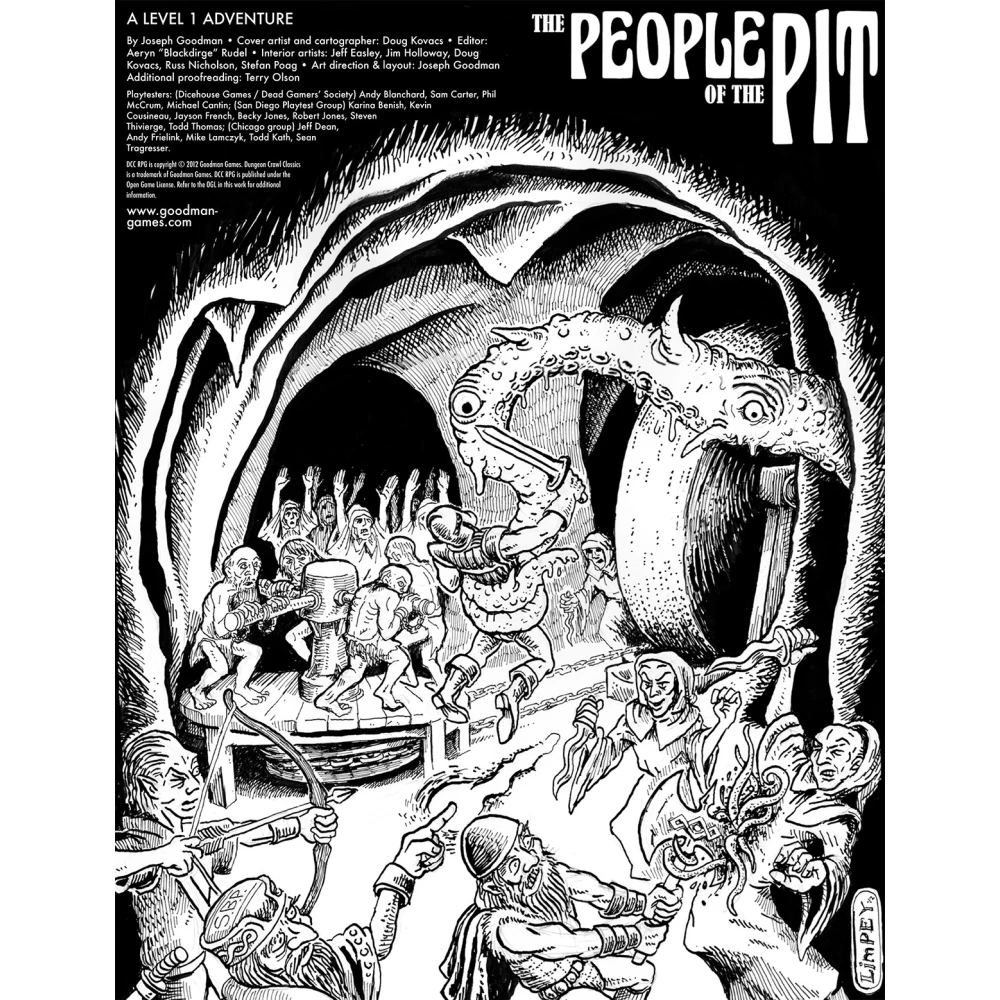 DCC: People of the Pit (Lvl 1 Adventure)
