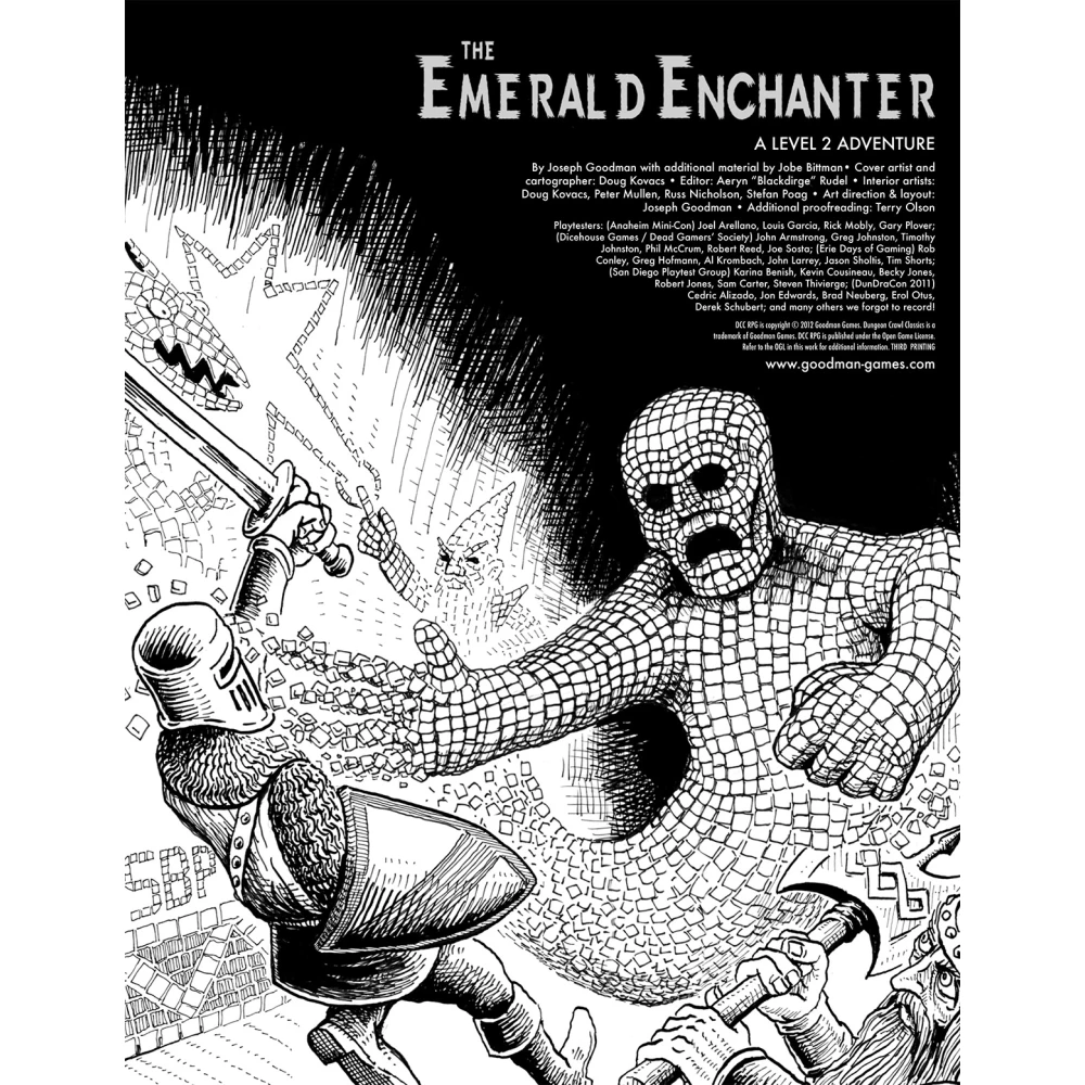 DCC: The Emerald Enchanter (Lvl 2 Adventure)