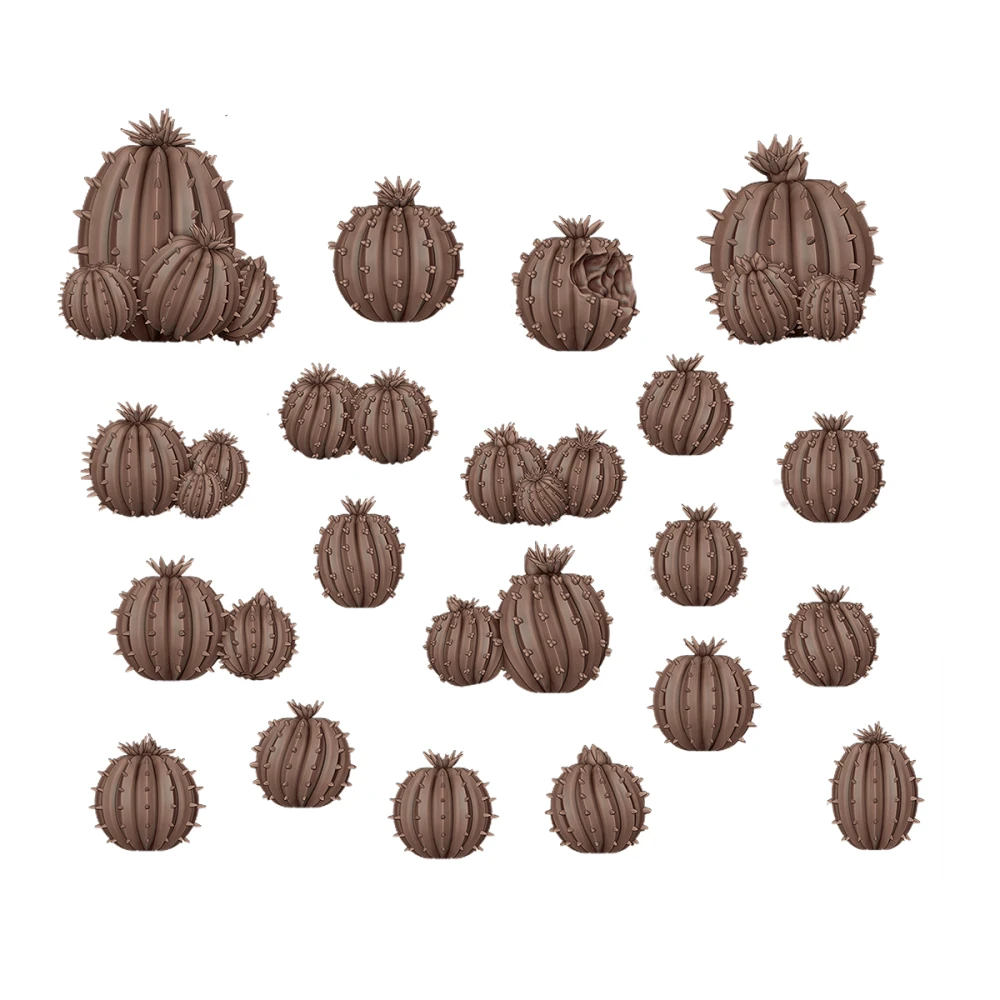 AK Interactive Decoration - Cactus Barrel (20 pcs)