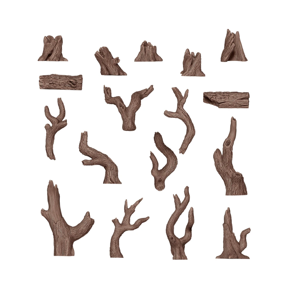 AK Interactive Dekoration – Toter Baum (17 Stk.)