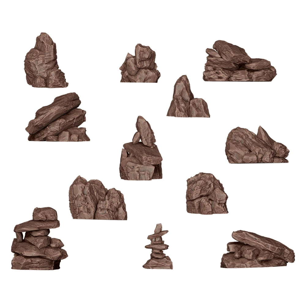 Dekorácia AK Interactive - Rocks & Tors (12 ks)