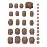 Dekorácia AK Interactive - Wood Barrels (32 ks)