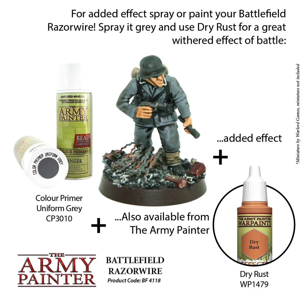 Dekorace Army Painter - Battlefield Razorwire, ostnatý drát