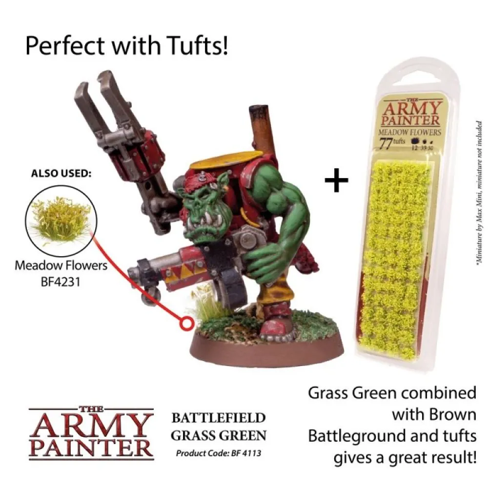 Army Painter Decoration - Grass Green, flock