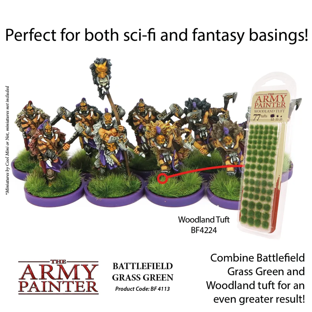 Army Painter Decoration - Grass Green, flock