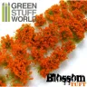 Dekorace Blossom Tufts - Orange Flowers, samolepící