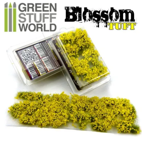 Dekorace Blossom Tufts - Yellow Flowers, samolepící
