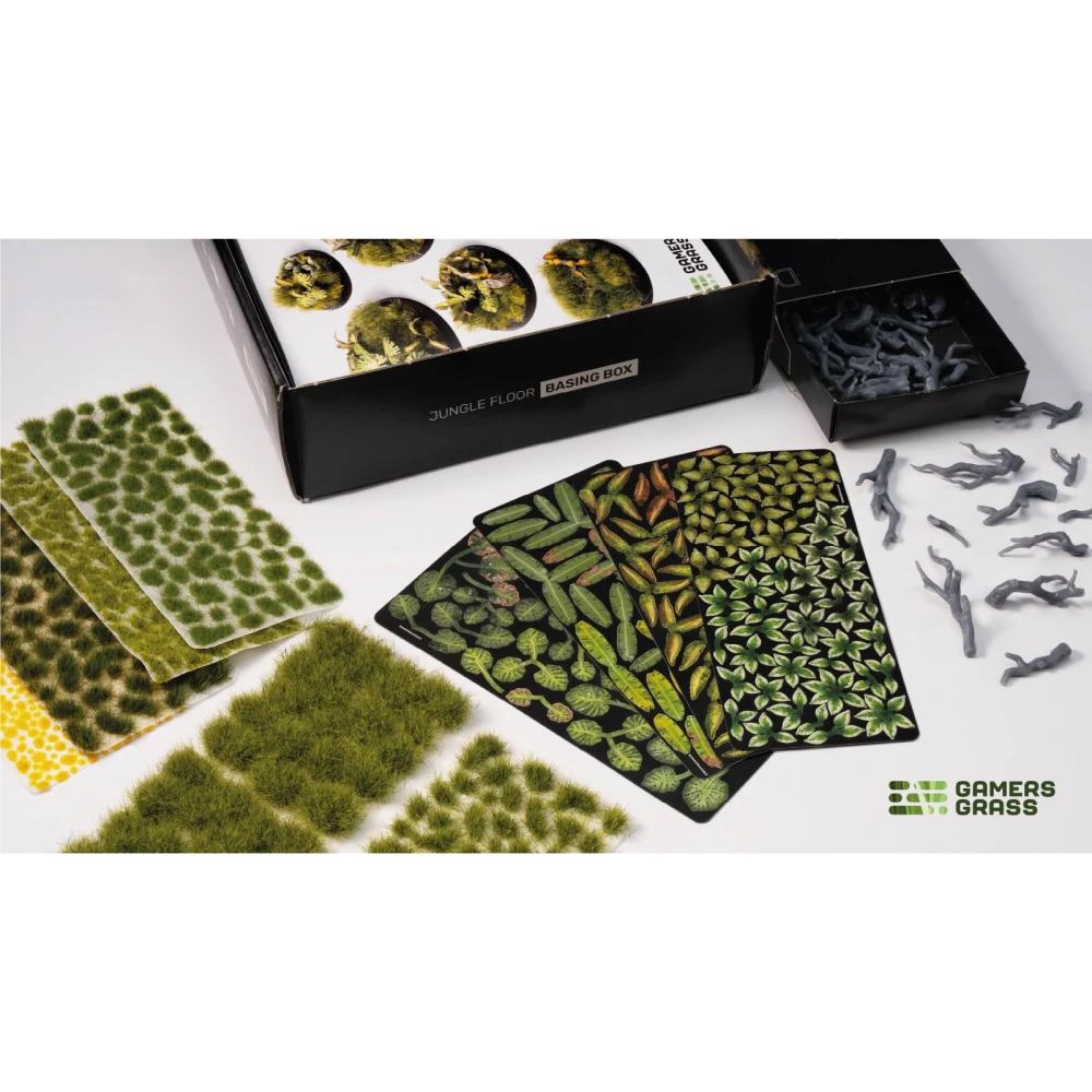 Dekorace GamersGrass - Jungle Floor Basing Box