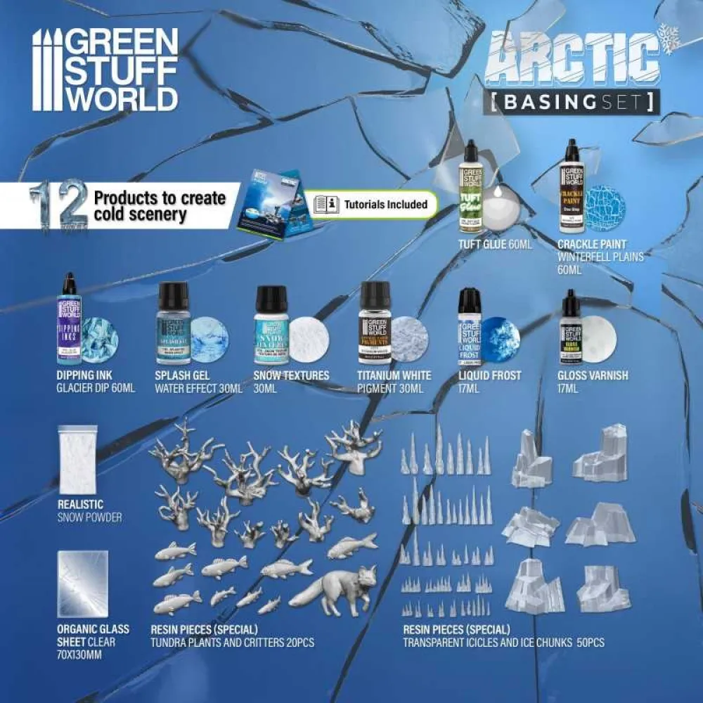 Green Stuff World Basing Sets - Artic