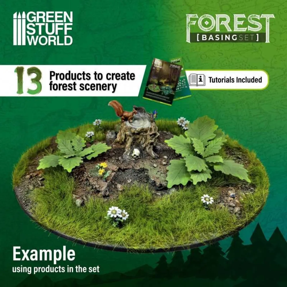 Green Stuff World Basing Sets - Forest