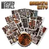 Green Stuff World: Broken City Terrain Set