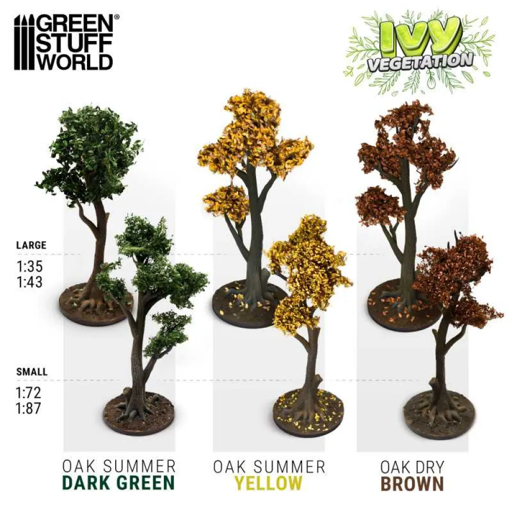 Dekorace Green Stuff World: Ivy Foliage - Brown Oak - Large