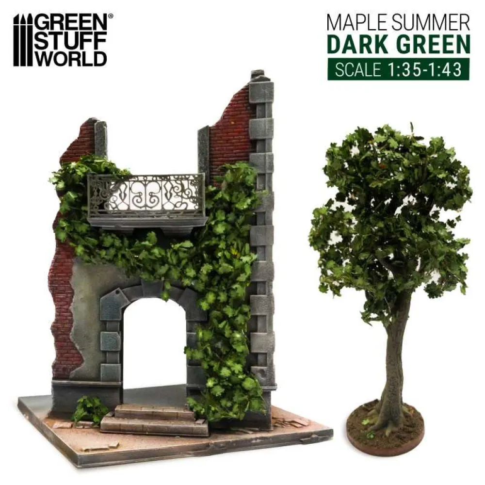 Dekorace Green Stuff World: Ivy Foliage - Dark Green Maple - Large