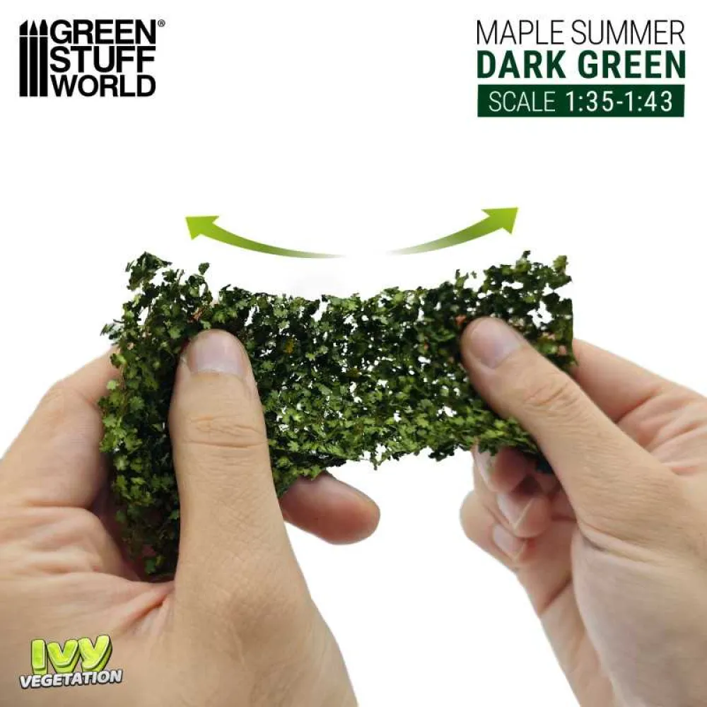 Dekorace Green Stuff World: Ivy Foliage - Dark Green Maple - Large