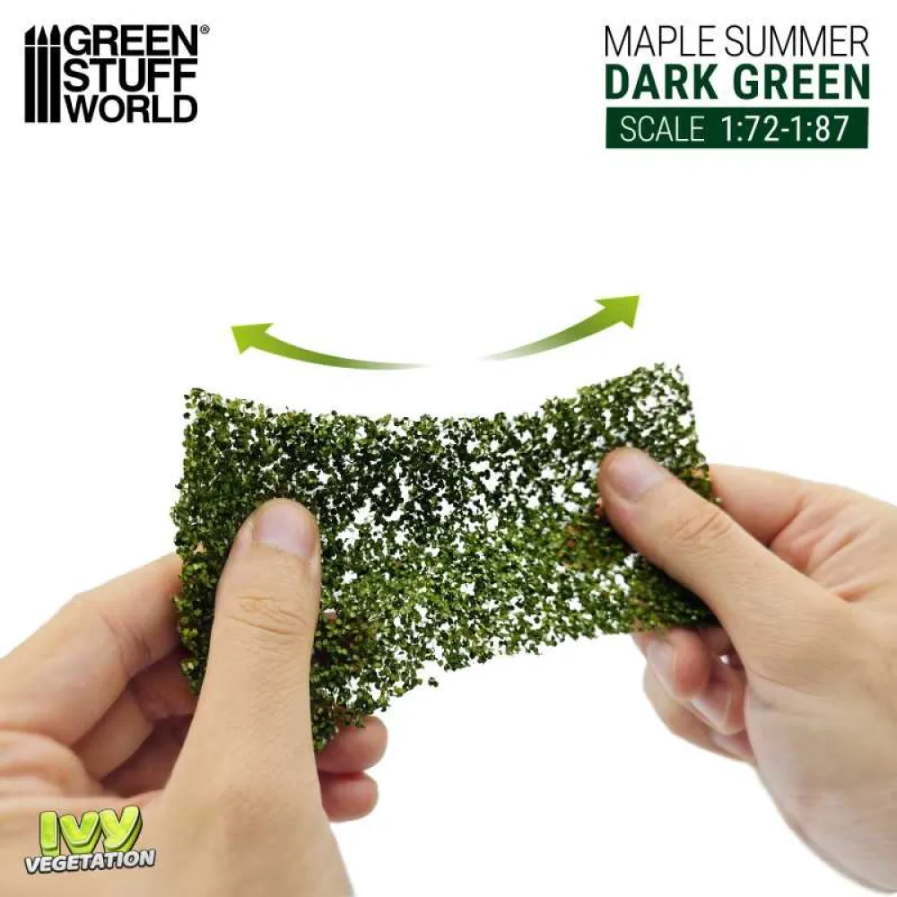 Dekorace Green Stuff World: Ivy Foliage - Dark Green Maple - Small