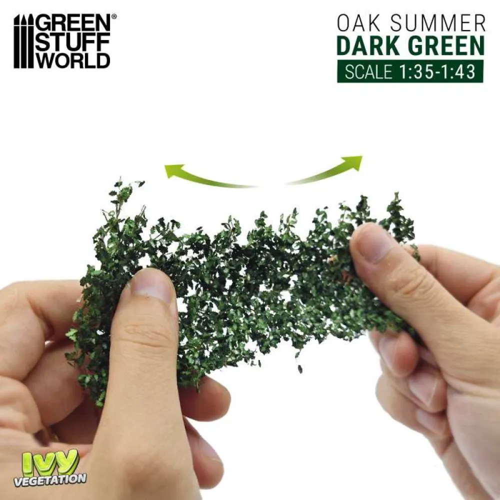 Dekorace Green Stuff World: Ivy Foliage - Dark Green Oak - Large