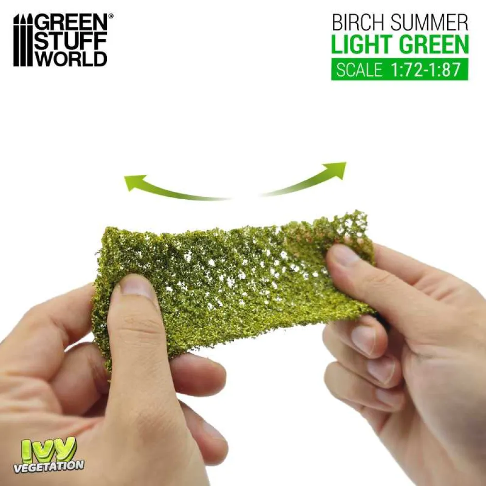 Dekorace Green Stuff World: Ivy Foliage - Light Green Birch - Small