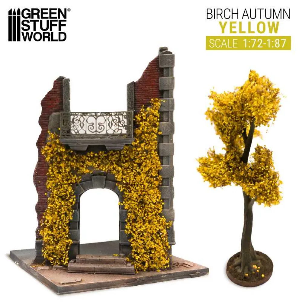 Dekorace Green Stuff World: Ivy Foliage - Yellow Birch - Small
