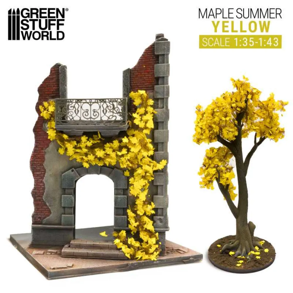 Dekorace Green Stuff World: Ivy Foliage - Yellow Maple - Large