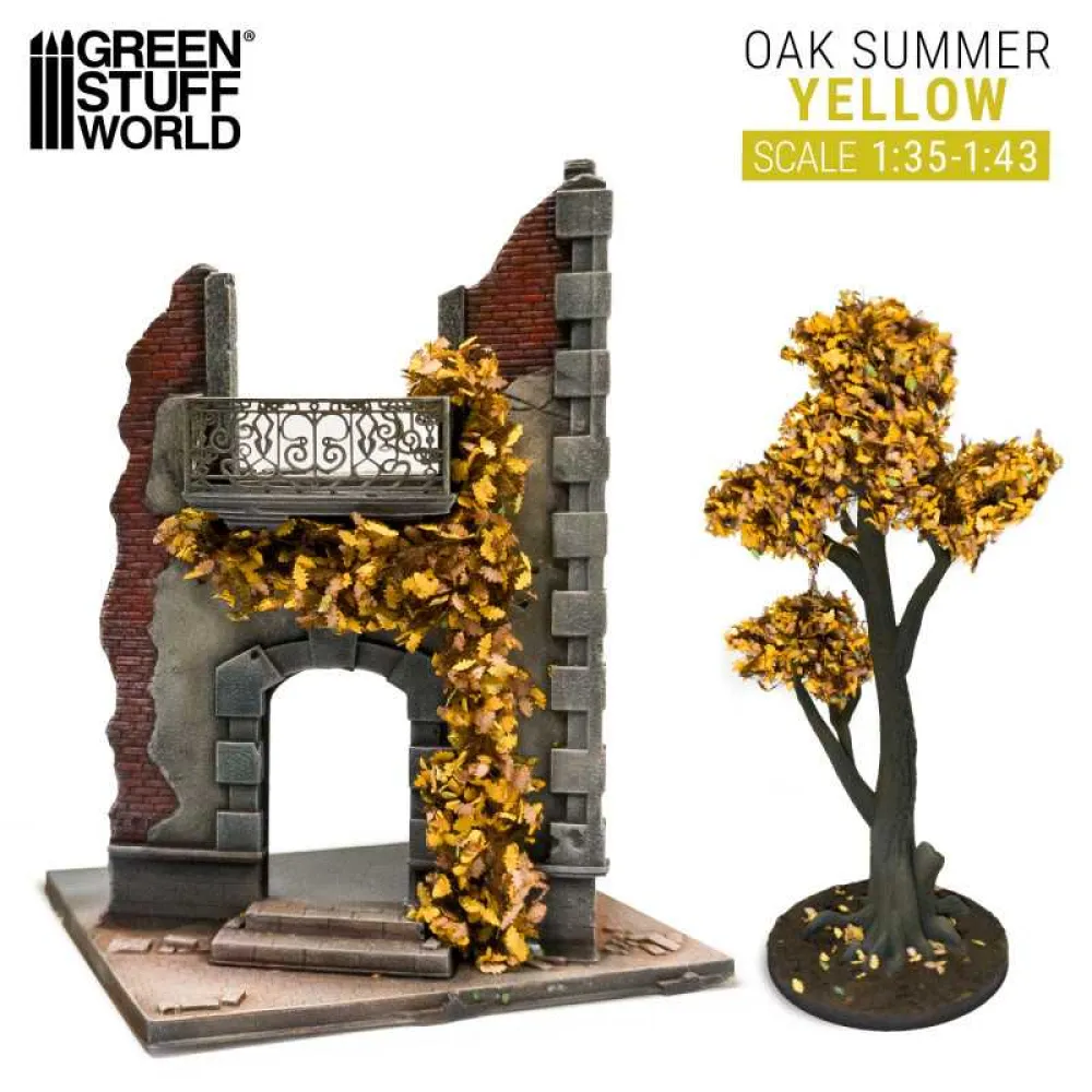 Dekorace Green Stuff World: Ivy Foliage - Yellow Oak - Large