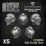Dekorace Green Stuff World: Knight Helmets 2, 5 ks