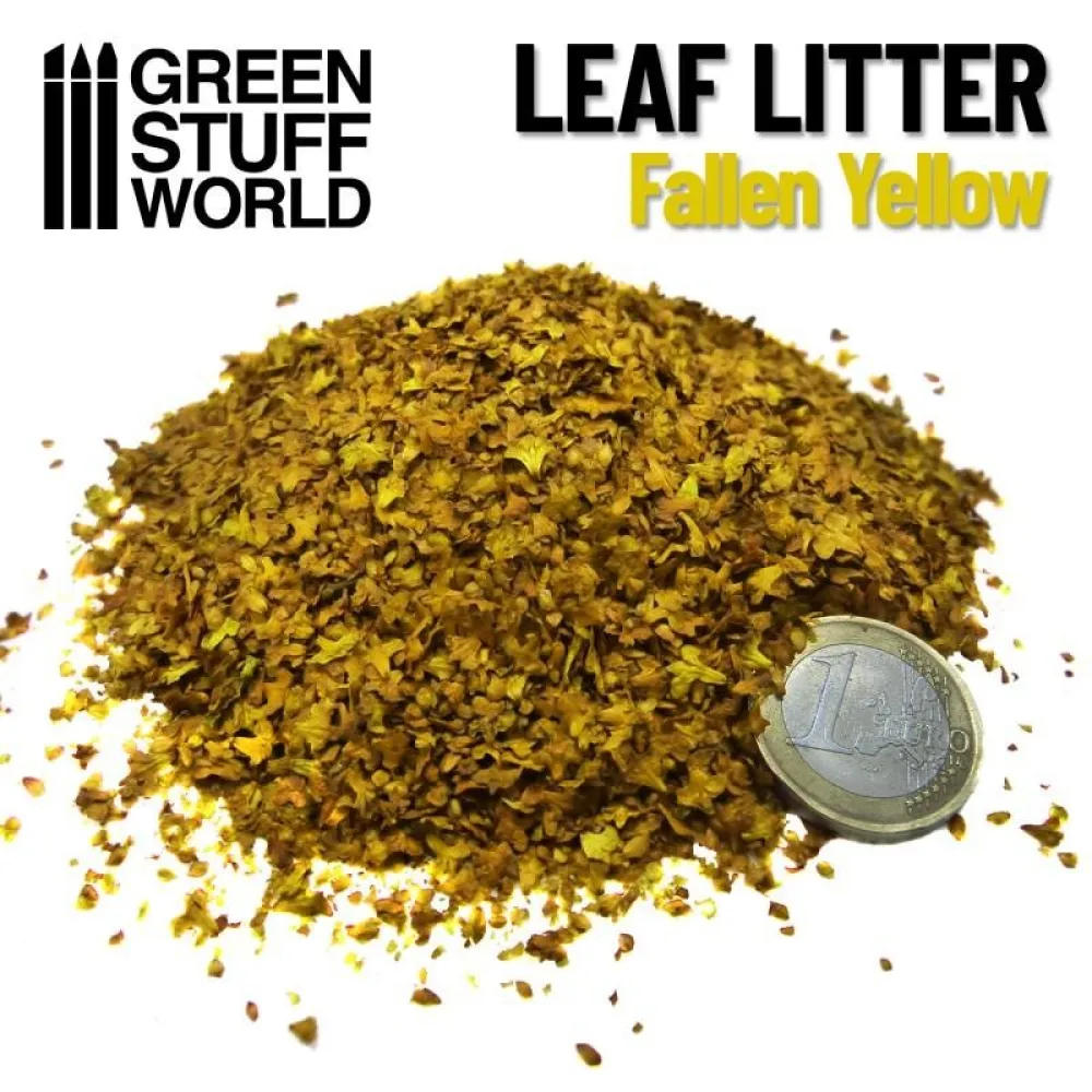 Dekorace Green Stuff World: Leaf Litter - Fallen Yellow