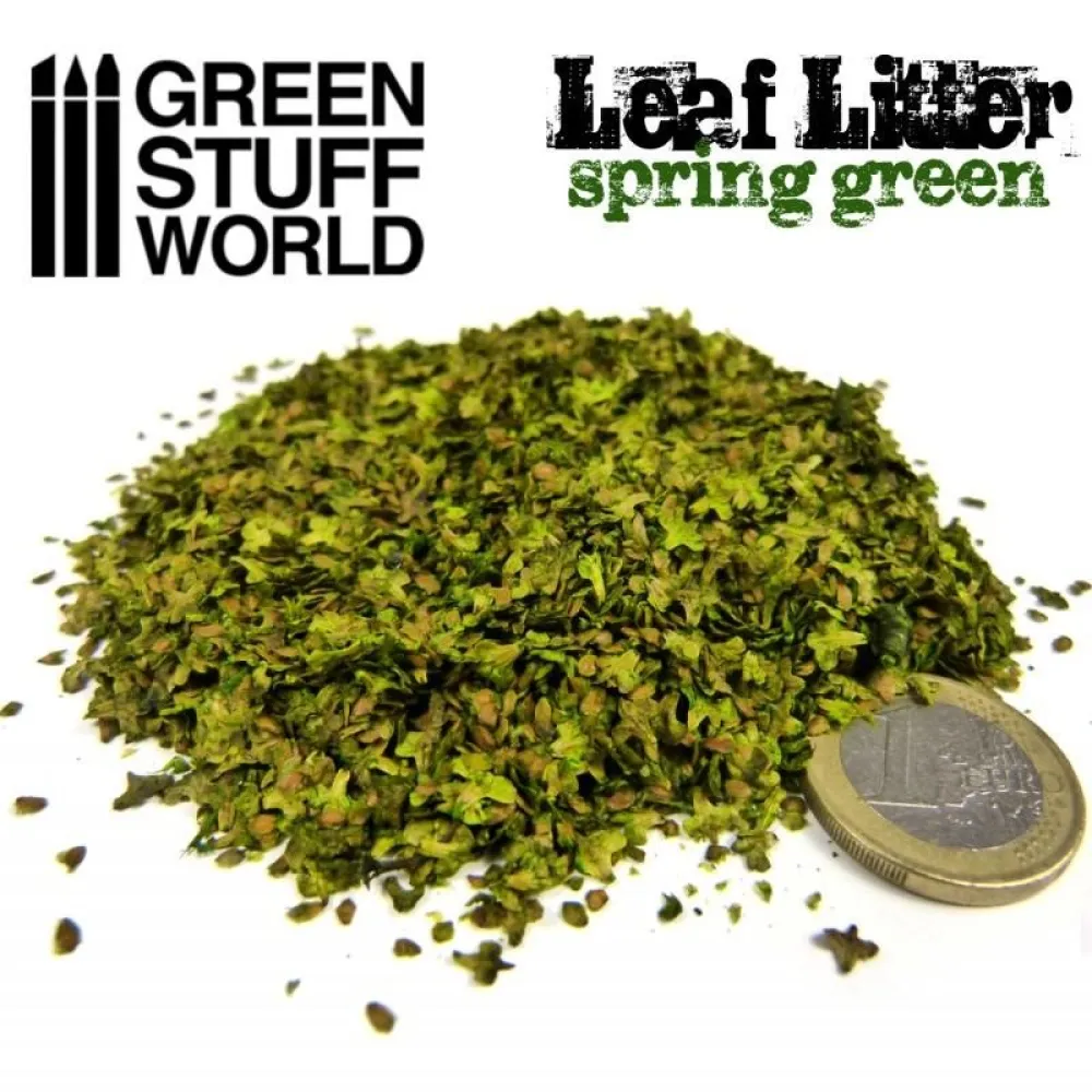 Dekorace Green Stuff World: Leaf Litter - Spring Green