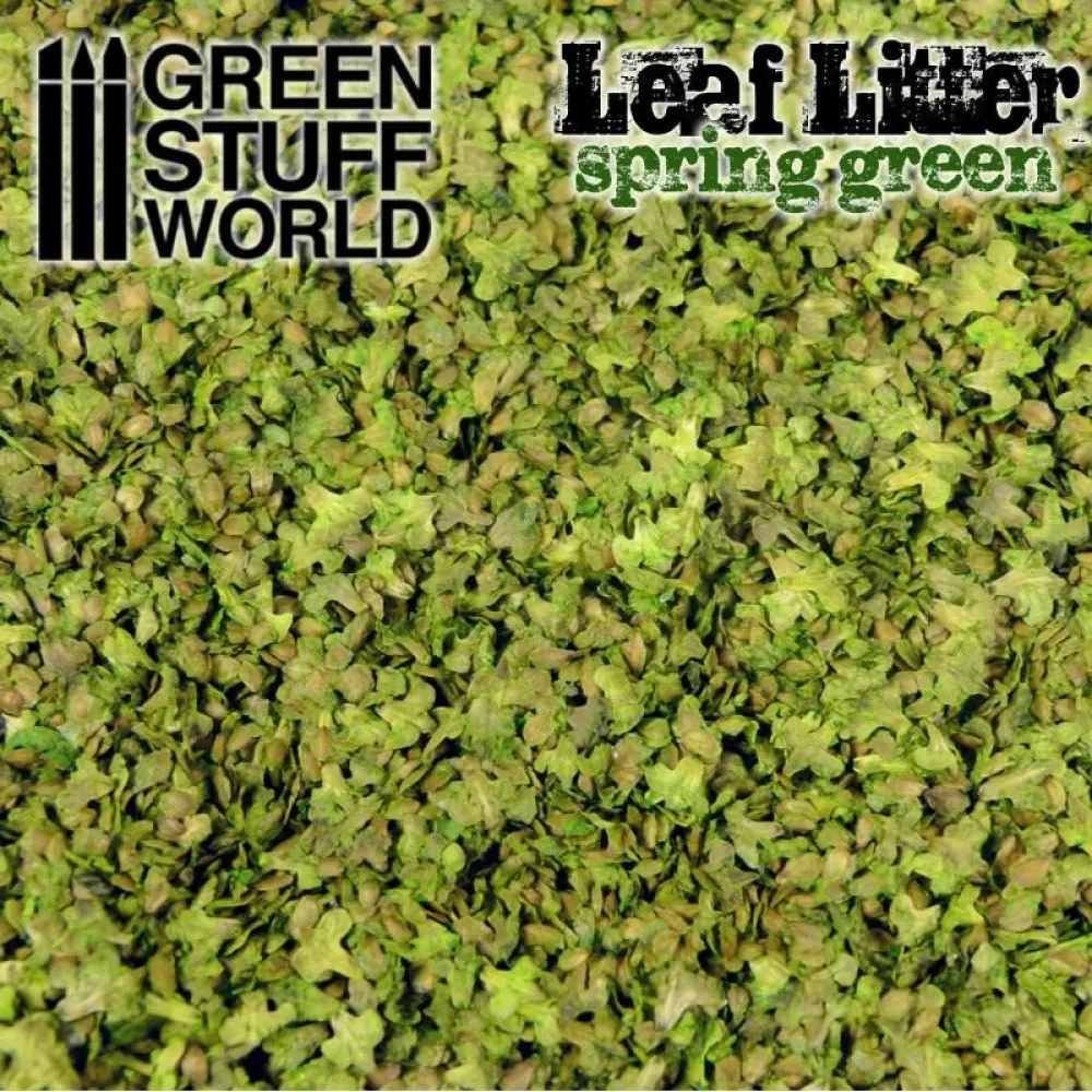Dekorace Green Stuff World: Leaf Litter - Spring Green