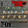 Dekorace Green Stuff World: Resin Burning Skulls