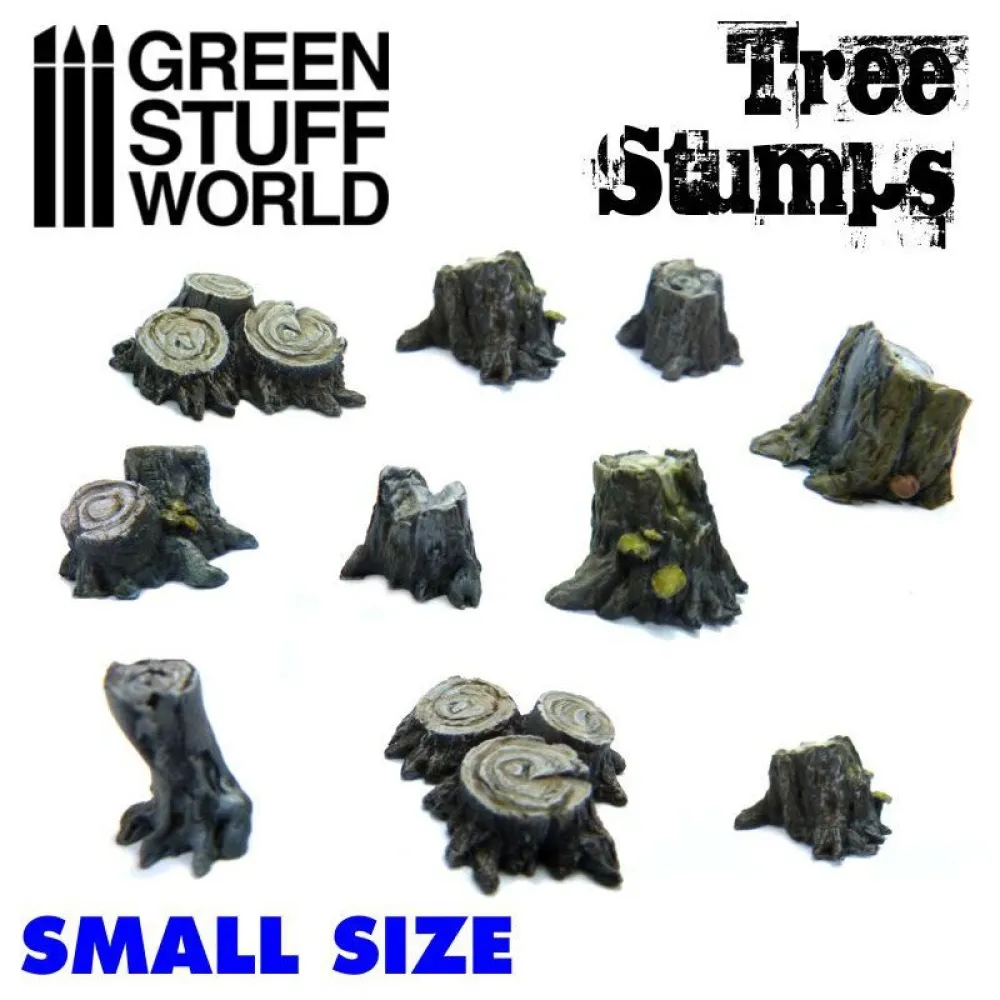Dekorácia Green Stuff World: Small Tree Stumps