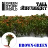 Dekorace Green Stuff World - Tall Shrubbery: Brown Green