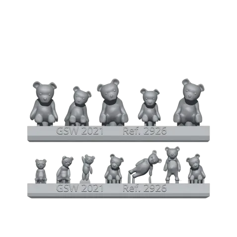 Dekorace Green Stuff World: Teddy Bear, 12 ks