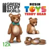 Dekorace Green Stuff World: Teddy Bear, 12 ks