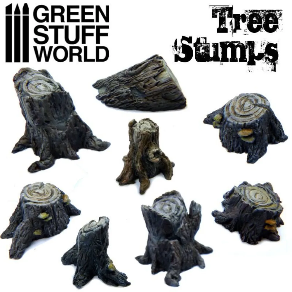 Dekorácia Green Stuff World: Tree Stumps