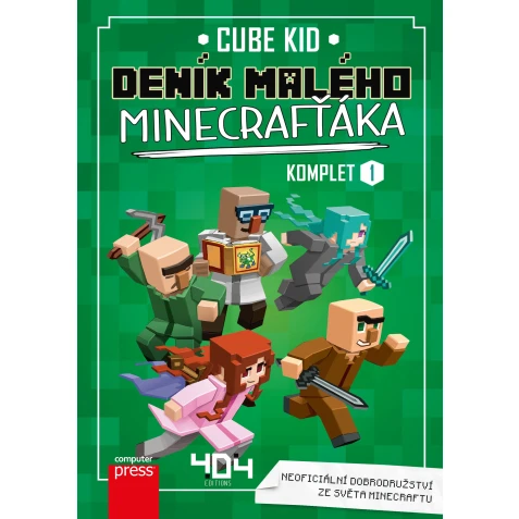 Deník malého Minecrafťáka komplet 1