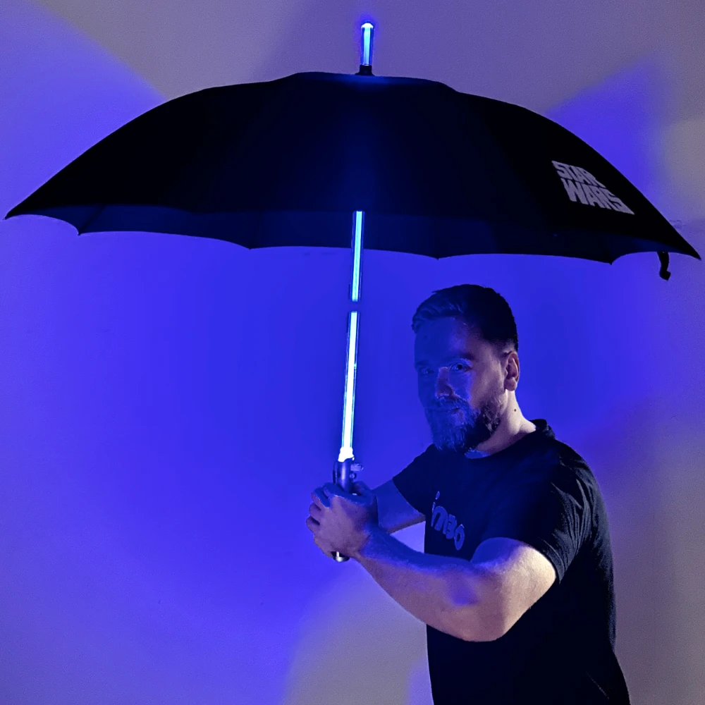Star Wars Regenschirm - Luke Skywalker, leuchtend