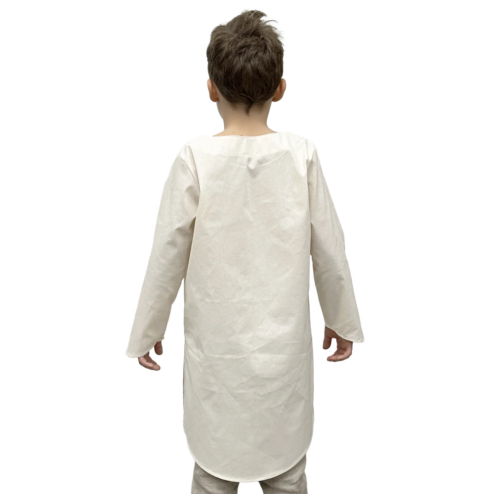 Children's long tunic - natural