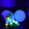 Dice cup with UV light
