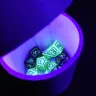 Dice cup with UV light