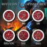 Dice spinner - Doom Die, red