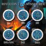 Dice spinner - Doom Die, blue